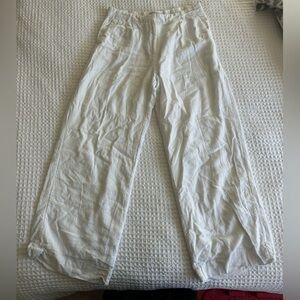 Abercrombie & Fitch Cream Textured Lounge Pants